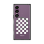 プレミアムスクエアケース with SnapMag［ Racing checkered flag White - レーシングチェッカーフラッグ ホワイト ］