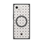 プレミアムスクエアケース with SnapMag［ CASEPLAY Crown dots Black - ケースプレイ・クラウン・ドッツ ブラック ］