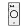 プレミアムスクエアケース with SnapMag［ CASEPLAY Crown dots Black - ケースプレイ・クラウン・ドッツ ブラック ］