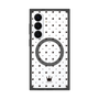 プレミアムスクエアケース with SnapMag［ CASEPLAY Crown dots Black - ケースプレイ・クラウン・ドッツ ブラック ］