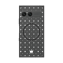 プレミアムスクエアケース with SnapMag［ CASEPLAY Crown dots White - ケースプレイ・クラウン・ドッツ ホワイト ］