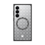 プレミアムスクエアケース with SnapMag［ CASEPLAY Crown dots White - ケースプレイ・クラウン・ドッツ ホワイト ］