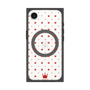 プレミアムスクエアケース with SnapMag［ CASEPLAY Crown dots Red - ケースプレイ・クラウン・ドッツ レッド ］