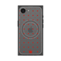 プレミアムスクエアケース with SnapMag［ CASEPLAY Crown dots Red - ケースプレイ・クラウン・ドッツ レッド ］