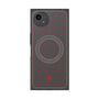 プレミアムスクエアケース with SnapMag［ CASEPLAY Crown dots Red - ケースプレイ・クラウン・ドッツ レッド ］