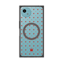 プレミアムスクエアケース with SnapMag［ CASEPLAY Crown dots Red - ケースプレイ・クラウン・ドッツ レッド ］
