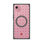 プレミアムスクエアケース with SnapMag［ CASEPLAY Crown dots Red - ケースプレイ・クラウン・ドッツ レッド ］