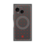 プレミアムスクエアケース with SnapMag［ CASEPLAY Crown dots Red - ケースプレイ・クラウン・ドッツ レッド ］