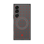 プレミアムスクエアケース with SnapMag［ CASEPLAY Crown dots Red - ケースプレイ・クラウン・ドッツ レッド ］