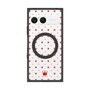 プレミアムスクエアケース with SnapMag［ CASEPLAY Crown dots Red - ケースプレイ・クラウン・ドッツ レッド ］