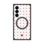 プレミアムスクエアケース with SnapMag［ CASEPLAY Crown dots Red - ケースプレイ・クラウン・ドッツ レッド ］