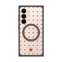プレミアムスクエアケース with SnapMag［ CASEPLAY Crown dots Red - ケースプレイ・クラウン・ドッツ レッド ］