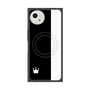プレミアムスクエアケース with SnapMag［ CASEPLAY Bi-Colors Black & White - ケースプレイ・バイカラー ブラック＆ホワイト ］
