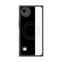プレミアムスクエアケース with SnapMag［ CASEPLAY Bi-Colors Black & White - ケースプレイ・バイカラー ブラック＆ホワイト ］