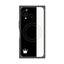 プレミアムスクエアケース with SnapMag［ CASEPLAY Bi-Colors Black & White - ケースプレイ・バイカラー ブラック＆ホワイト ］
