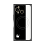 プレミアムスクエアケース with SnapMag［ CASEPLAY Bi-Colors Black & White - ケースプレイ・バイカラー ブラック＆ホワイト ］