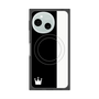 プレミアムスクエアケース with SnapMag［ CASEPLAY Bi-Colors Black & White - ケースプレイ・バイカラー ブラック＆ホワイト ］