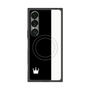 プレミアムスクエアケース with SnapMag［ CASEPLAY Bi-Colors Black & White - ケースプレイ・バイカラー ブラック＆ホワイト ］