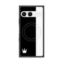 プレミアムスクエアケース with SnapMag［ CASEPLAY Bi-Colors Black & White - ケースプレイ・バイカラー ブラック＆ホワイト ］