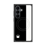 プレミアムスクエアケース with SnapMag［ CASEPLAY Bi-Colors Black & White - ケースプレイ・バイカラー ブラック＆ホワイト ］