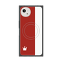 プレミアムスクエアケース with SnapMag［ CASEPLAY Bi-Colors Red & White - ケースプレイ・バイカラー レッド＆ホワイト ］