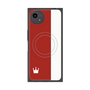 プレミアムスクエアケース with SnapMag［ CASEPLAY Bi-Colors Red & White - ケースプレイ・バイカラー レッド＆ホワイト ］