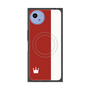 プレミアムスクエアケース with SnapMag［ CASEPLAY Bi-Colors Red & White - ケースプレイ・バイカラー レッド＆ホワイト ］