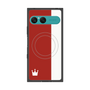 プレミアムスクエアケース with SnapMag［ CASEPLAY Bi-Colors Red & White - ケースプレイ・バイカラー レッド＆ホワイト ］