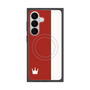 プレミアムスクエアケース with SnapMag［ CASEPLAY Bi-Colors Red & White - ケースプレイ・バイカラー レッド＆ホワイト ］