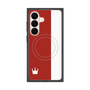 プレミアムスクエアケース with SnapMag［ CASEPLAY Bi-Colors Red & White - ケースプレイ・バイカラー レッド＆ホワイト ］
