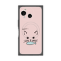 プレミアムスクエアケース with SnapMag［ 食いしん坊なねこ - Pink ］