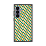プレミアムスクエアケース with SnapMag［ Small Stripe - Green × Orange ］