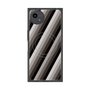 プレミアムスクエアケース with SnapMag［ Middle Stripe - Black ］