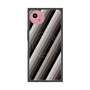 プレミアムスクエアケース with SnapMag［ Middle Stripe - Black ］