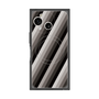プレミアムスクエアケース with SnapMag［ Middle Stripe - Black ］