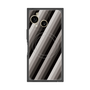 プレミアムスクエアケース with SnapMag［ Middle Stripe - Black ］