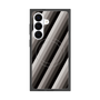 プレミアムスクエアケース with SnapMag［ Middle Stripe - Black ］