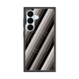 プレミアムスクエアケース with SnapMag［ Middle Stripe - Black ］