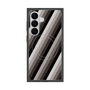 プレミアムスクエアケース with SnapMag［ Middle Stripe - Black ］