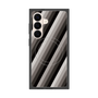 プレミアムスクエアケース with SnapMag［ Middle Stripe - Black ］