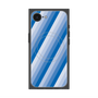 プレミアムスクエアケース with SnapMag［ Middle Stripe - Blue ］