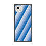 プレミアムスクエアケース with SnapMag［ Middle Stripe - Blue ］