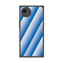 プレミアムスクエアケース with SnapMag［ Middle Stripe - Blue ］