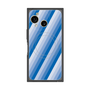 プレミアムスクエアケース with SnapMag［ Middle Stripe - Blue ］