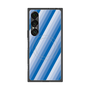 プレミアムスクエアケース with SnapMag［ Middle Stripe - Blue ］