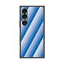プレミアムスクエアケース with SnapMag［ Middle Stripe - Blue ］