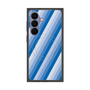 プレミアムスクエアケース with SnapMag［ Middle Stripe - Blue ］