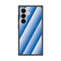 プレミアムスクエアケース with SnapMag［ Middle Stripe - Blue ］