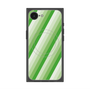 プレミアムスクエアケース with SnapMag［ Middle Stripe - Green ］
