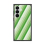 プレミアムスクエアケース with SnapMag［ Middle Stripe - Green ］